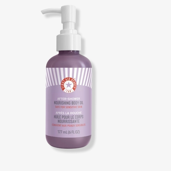 First Aid Beauty's After-Shower Nourishing Body Oil is fast-absorbing, lightweig - Picture 1 of 7